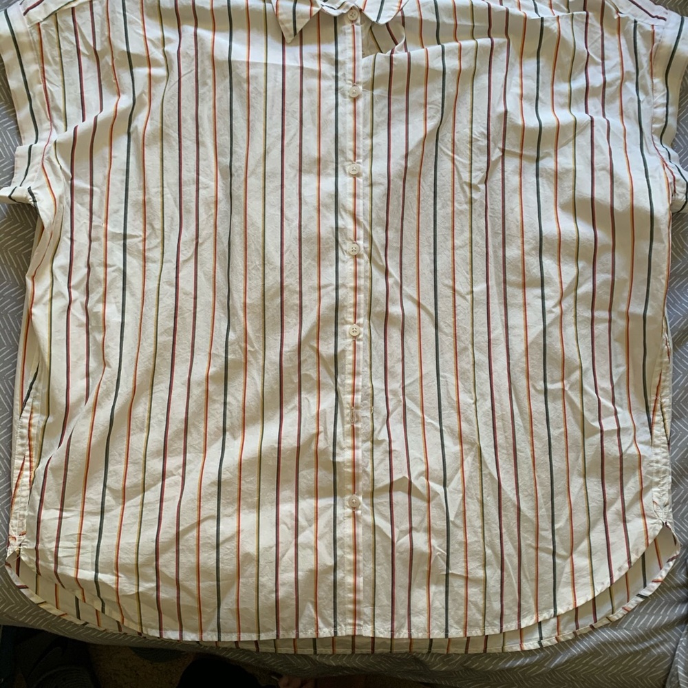 Madewell Central Sadie multi striped top